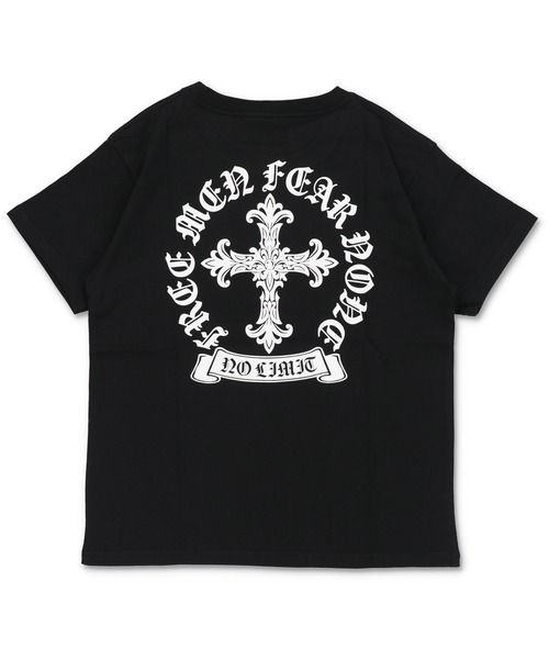 SPINNS（スピンズ）の「短丈クロスバックプリント半袖Tシャツ/ワンポイント（Tシャツ/カットソー・メンズ・ホワイト/ブラック/ブラック系その他/ウッドランド・ONESIZE）」の15枚目の写真