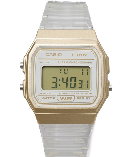 ARCHIVER(アーカイバ)の「【60】【CASIO(カシオ)】クリア デジタル メタリックケース 海外モデル(デジタル腕時計・メンズ・ゴールド/ブラウン・FREE)」の1枚目の写真