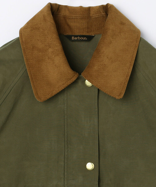 FREAK'S STORE（フリークスストア）の「Barbour/バブアー medland showerproof jacket/メドランド シャワー プルーフ ジャケット（ブルゾン・レディース・オフホワイト/オリーブ・8/10）」の4枚目の写真