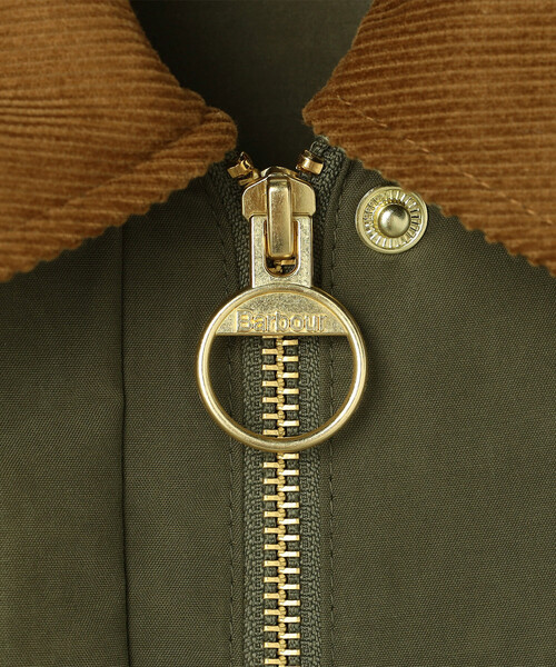 FREAK'S STORE（フリークスストア）の「Barbour/バブアー medland showerproof jacket/メドランド シャワー プルーフ ジャケット（ブルゾン・レディース・オフホワイト/オリーブ・8/10）」の8枚目の写真