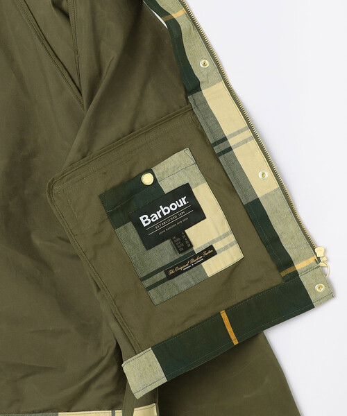 FREAK'S STORE（フリークスストア）の「Barbour/バブアー medland showerproof jacket/メドランド シャワー プルーフ ジャケット（ブルゾン・レディース・オフホワイト/オリーブ・8/10）」の11枚目の写真