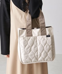 LIZDAYS（リズデイズ）の「【撥水／高密度ナイロン】タテ型仕切りトートバッグ（トートバッグ）」