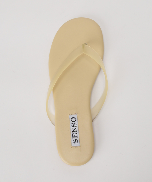 FRAMeWORK（フレームワーク）の「SENSO クリアトング フラット（サンダル・レディース・イエロー/ブラウン・38/37/36/35）」の14枚目の写真