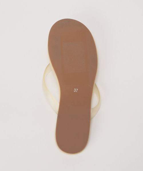 FRAMeWORK（フレームワーク）の「SENSO クリアトング フラット（サンダル・レディース・イエロー/ブラウン・38/37/36/35）」の15枚目の写真