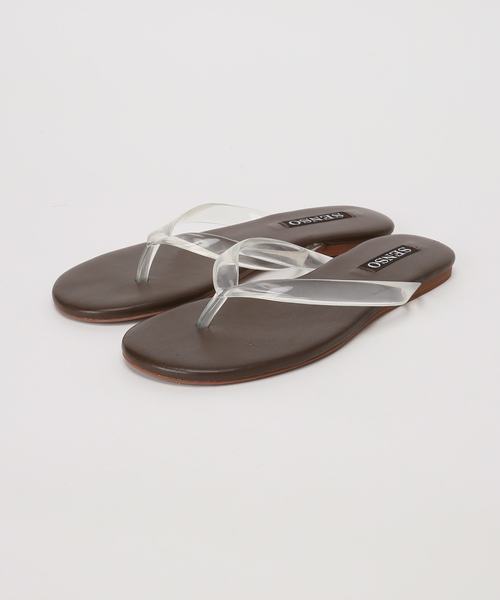 FRAMeWORK（フレームワーク）の「SENSO クリアトング フラット（サンダル・レディース・イエロー/ブラウン・38/37/36/35）」の17枚目の写真