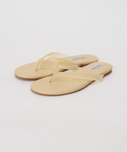 FRAMeWORK（フレームワーク）の「SENSO クリアトング フラット（サンダル・レディース・イエロー/ブラウン・38/37/36/35）」の19枚目の写真