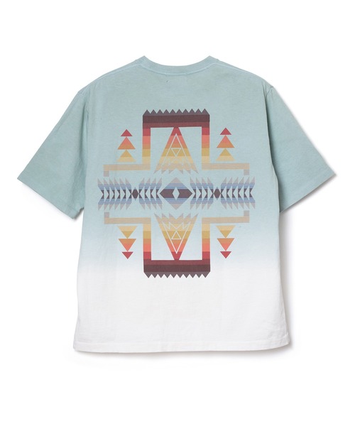 PENDLETON(ペンドルトン)の「PENDLETON/ペンドルトン ショートスリーブ ジャージーグラデーションダイ MW バックプリントTシャツ(Tシャツ/カットソー・メンズ・チャコールグレー/ミント/コーラル・MEDIUM/LARGE)」の8枚目の写真