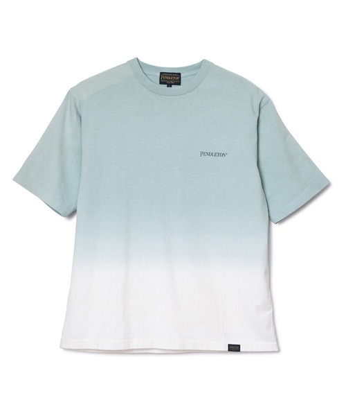 PENDLETON(ペンドルトン)の「PENDLETON/ペンドルトン ショートスリーブ ジャージーグラデーションダイ MW バックプリントTシャツ(Tシャツ/カットソー・メンズ・チャコールグレー/ミント/コーラル・MEDIUM/LARGE)」の9枚目の写真
