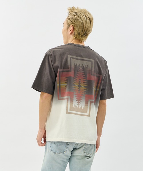 PENDLETON(ペンドルトン)の「PENDLETON/ペンドルトン ショートスリーブ ジャージーグラデーションダイ MW バックプリントTシャツ(Tシャツ/カットソー・メンズ・チャコールグレー/ミント/コーラル・MEDIUM/LARGE)」の18枚目の写真