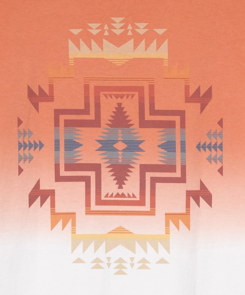 PENDLETON(ペンドルトン)の「PENDLETON/ペンドルトン ショートスリーブ ジャージーグラデーションダイ MW バックプリントTシャツ(Tシャツ/カットソー・メンズ・チャコールグレー/ミント/コーラル・MEDIUM/LARGE)」の4枚目の写真