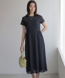 メランジレノクロス ドッキングワンピース