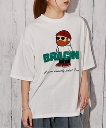 GORGE | 《ひげキャラクター×ロゴ》Tシャツ／ストリート／春夏秋／全4色(Tシャツ/カットソー)