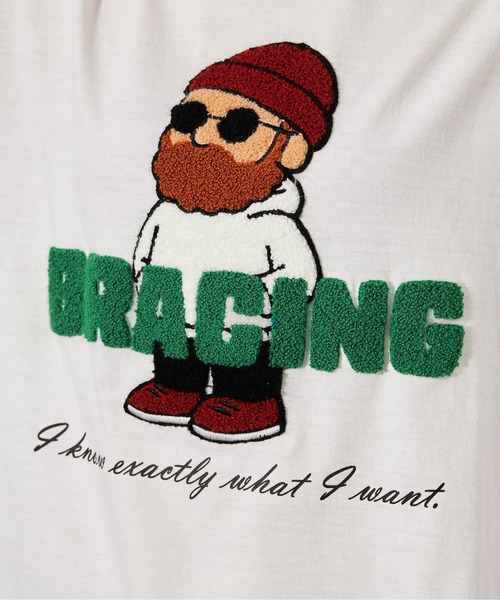 GORGE（ゴージ）の「《ひげキャラクター×ロゴ》Tシャツ／ストリート／春夏秋／全4色（Tシャツ/カットソー・レディース・オートミール/ネイビー/ブラック/オフホワイト・F）」の17枚目の写真