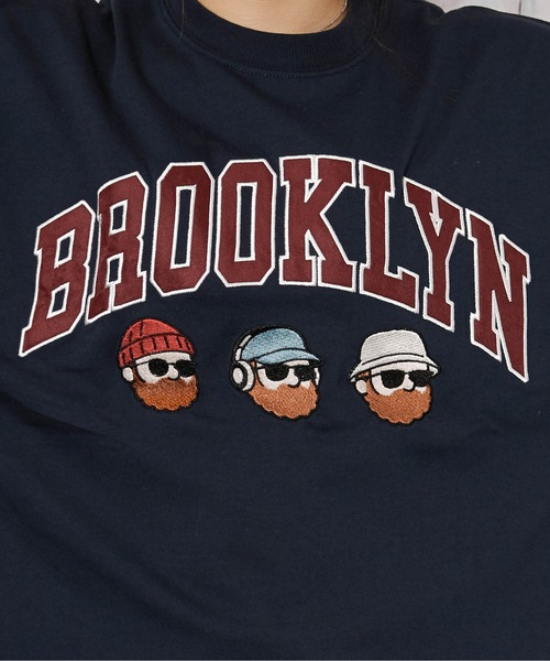 GORGE（ゴージ）の「《ひげキャラクター×ロゴ》Tシャツ／ストリート／春夏秋／全4色（Tシャツ/カットソー・レディース・オートミール/ネイビー/ブラック/オフホワイト・F）」の22枚目の写真