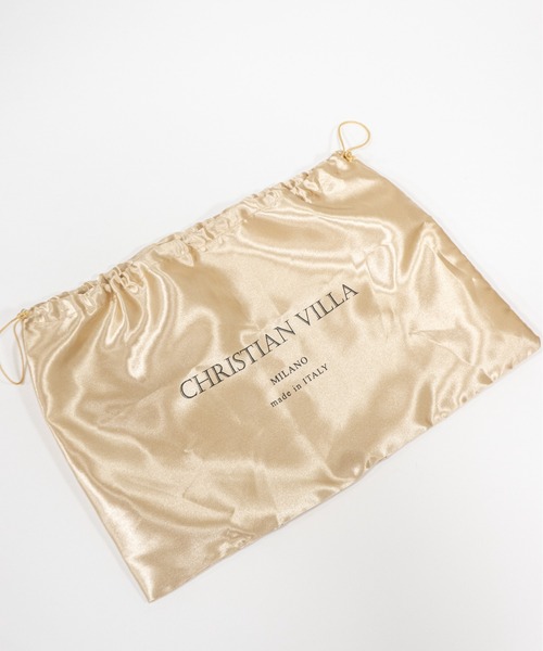 CHRISTIAN VILLA(クリスチャンヴィラ)の「【CHRISTIAN VILLA】スクエアバッグ ハンドバッグ 本革(ハンドバッグ・レディース・ブラック系その他/ブラック/アイボリー/モカ/ブラウン・FREE)」の14枚目の写真