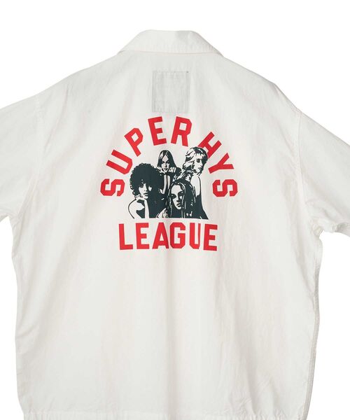 HYSTERIC GLAMOUR(ヒステリックグラマー)の「SUPER HYS LEAGUE ドリズラージャケット(ブルゾン・メンズ・ブラック/ホワイト/ピンク・SMALL/X-LARGE/LARGE/MEDIUM)」の6枚目の写真