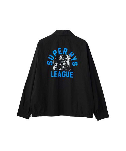 HYSTERIC GLAMOUR(ヒステリックグラマー)の「SUPER HYS LEAGUE ドリズラージャケット(ブルゾン・メンズ・ブラック/ホワイト/ピンク・SMALL/X-LARGE/LARGE/MEDIUM)」の10枚目の写真