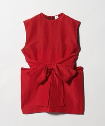 6 | <6(ROKU)>麻コットン リボン チュニック(その他トップス)