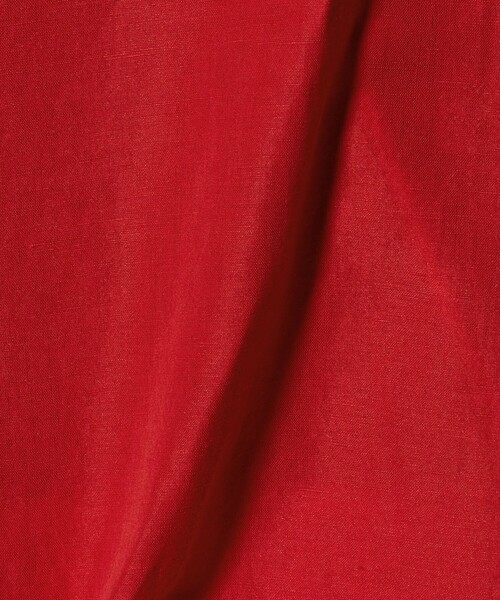 6（ロク）の「＜6(ROKU)＞麻コットン リボン チュニック（その他トップス・レディース・その他1/レッド・36/38）」の13枚目の写真