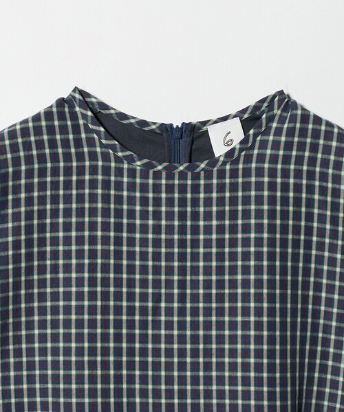 6（ロク）の「＜6(ROKU)＞麻コットン リボン チュニック（その他トップス・レディース・その他1/レッド・36/38）」の14枚目の写真