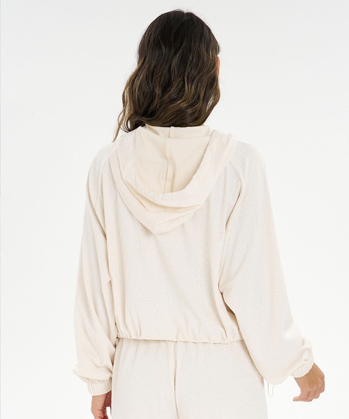ROXY（ロキシー）の「ROXY/ロキシー 水着 ラッシュガード ジップアップ パーカー 水陸両用 セットアップ対応 SURF SOUL JQ HOODIE RLY262623M UT（パーカー・レディース・ピンク/ブラック/オフホワイト/ターコイズブルー・M/L）」の6枚目の写真