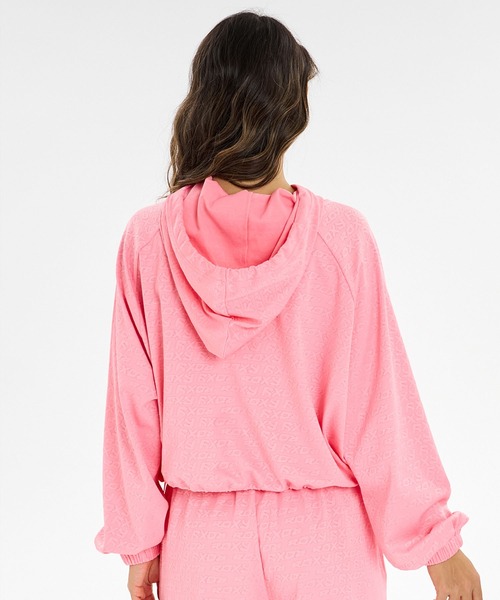 ROXY（ロキシー）の「ROXY/ロキシー 水着 ラッシュガード ジップアップ パーカー 水陸両用 セットアップ対応 SURF SOUL JQ HOODIE RLY262623M UT（パーカー・レディース・ピンク/ブラック/オフホワイト/ターコイズブルー・M/L）」の12枚目の写真