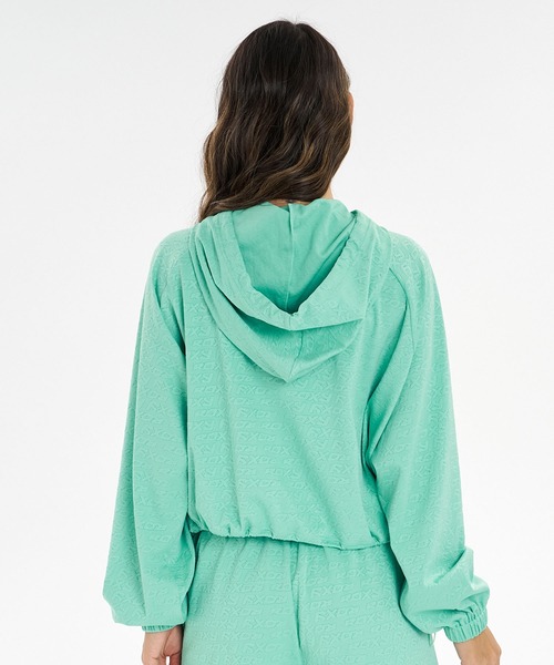 ROXY（ロキシー）の「ROXY/ロキシー 水着 ラッシュガード ジップアップ パーカー 水陸両用 セットアップ対応 SURF SOUL JQ HOODIE RLY262623M UT（パーカー・レディース・ピンク/ブラック/オフホワイト/ターコイズブルー・M/L）」の10枚目の写真