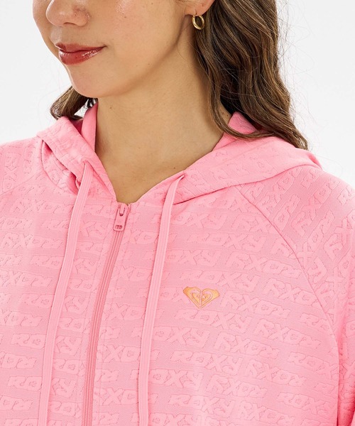 ROXY（ロキシー）の「ROXY/ロキシー 水着 ラッシュガード ジップアップ パーカー 水陸両用 セットアップ対応 SURF SOUL JQ HOODIE RLY262623M UT（パーカー・レディース・ピンク/ブラック/オフホワイト/ターコイズブルー・M/L）」の15枚目の写真