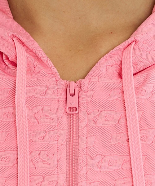 ROXY（ロキシー）の「ROXY/ロキシー 水着 ラッシュガード ジップアップ パーカー 水陸両用 セットアップ対応 SURF SOUL JQ HOODIE RLY262623M UT（パーカー・レディース・ピンク/ブラック/オフホワイト/ターコイズブルー・M/L）」の16枚目の写真