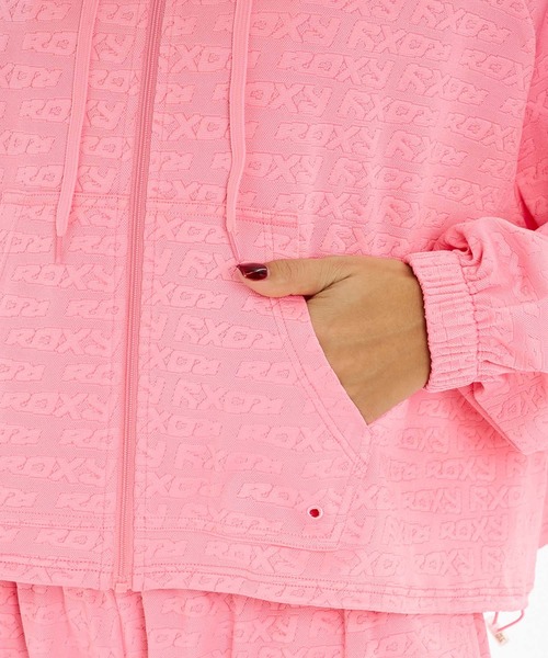 ROXY（ロキシー）の「ROXY/ロキシー 水着 ラッシュガード ジップアップ パーカー 水陸両用 セットアップ対応 SURF SOUL JQ HOODIE RLY262623M UT（パーカー・レディース・ピンク/ブラック/オフホワイト/ターコイズブルー・M/L）」の17枚目の写真