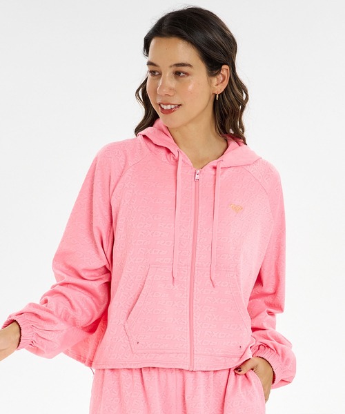 ROXY（ロキシー）の「ROXY/ロキシー 水着 ラッシュガード ジップアップ パーカー 水陸両用 セットアップ対応 SURF SOUL JQ HOODIE RLY262623M UT（パーカー・レディース・ピンク/ブラック/オフホワイト/ターコイズブルー・M/L）」の13枚目の写真