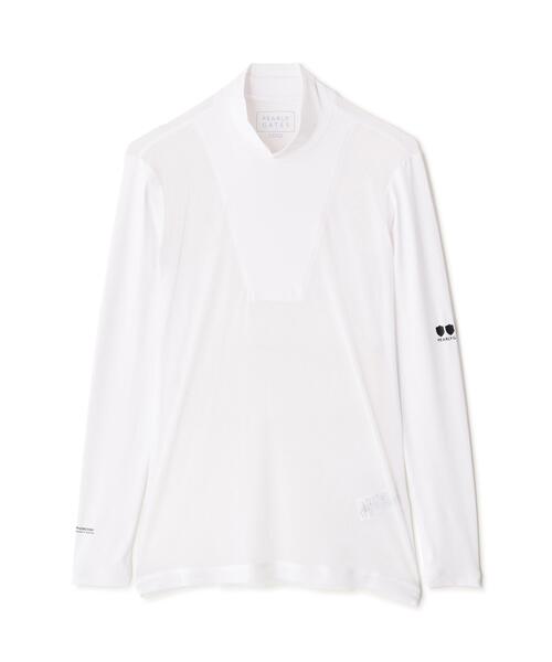 PG BODY】N/パワーネット×Peベア天竺長袖ハイネックカットソー（T