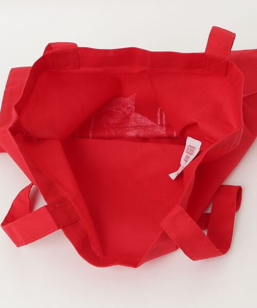 AKISHIKA design(アキシカデザイン)の「Tote Bag KONEKO CLUB(トートバッグ・メンズ・Red・ONE SIZE)」の16枚目の写真