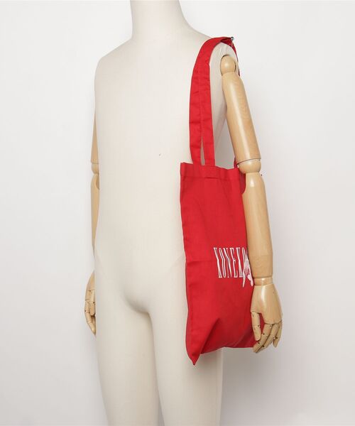 AKISHIKA design(アキシカデザイン)の「Tote Bag KONEKO CLUB(トートバッグ・メンズ・Red・ONE SIZE)」の17枚目の写真