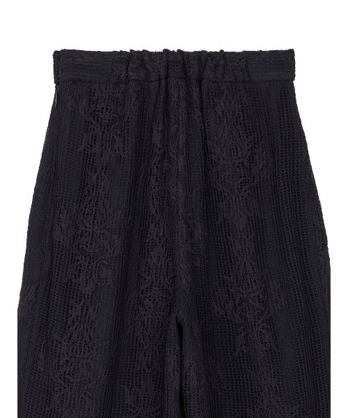 Ameri（アメリ）の「MESH DAMASK EMBROIDERY PANTS（スラックス・レディース・アイボリー/ブルー/ブラック・SMALL/MEDIUM）」の18枚目の写真