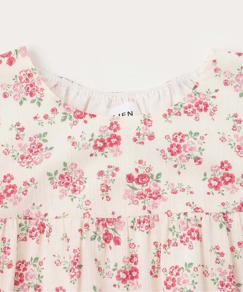 petit main LIEN（プティマインリアン）の「【冷感/スマイル/親子リンク】楊柳チュニック（チュニック・レディース・レッド/黄緑系/ラベンダー/ライトブルー・F）」の6枚目の写真