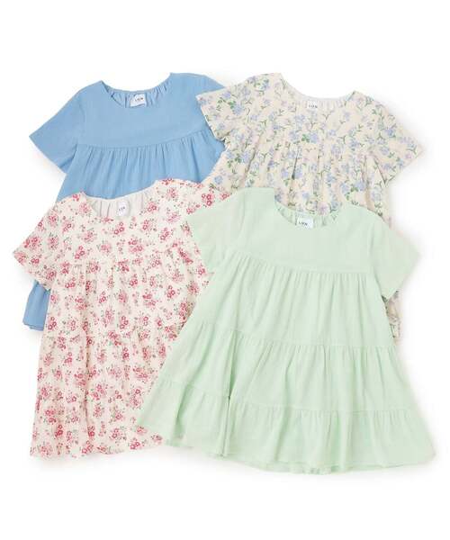 petit main LIEN（プティマインリアン）の「【冷感/スマイル/親子リンク】楊柳チュニック（チュニック・レディース・レッド/黄緑系/ラベンダー/ライトブルー・F）」の11枚目の写真