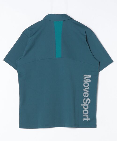 MoveSport（ムーブスポーツ）の「【別注】ムーブスポーツ  ポロシャツ 限定コラボ（ポロシャツ・メンズ・ダークブルー/グレー/チャコールグレー・M/L/LL/3L）」の4枚目の写真