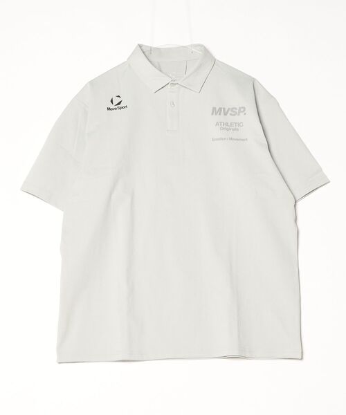 MoveSport（ムーブスポーツ）の「【別注】ムーブスポーツ  ポロシャツ 限定コラボ（ポロシャツ・メンズ・ダークブルー/グレー/チャコールグレー・M/L/LL/3L）」の14枚目の写真