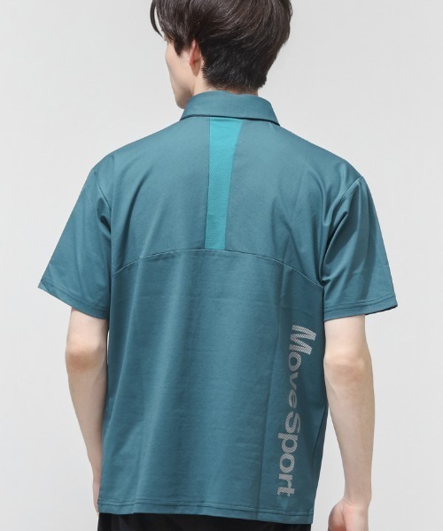 MoveSport（ムーブスポーツ）の「【別注】ムーブスポーツ  ポロシャツ 限定コラボ（ポロシャツ・メンズ・ダークブルー/グレー/チャコールグレー・M/L/LL/3L）」の5枚目の写真