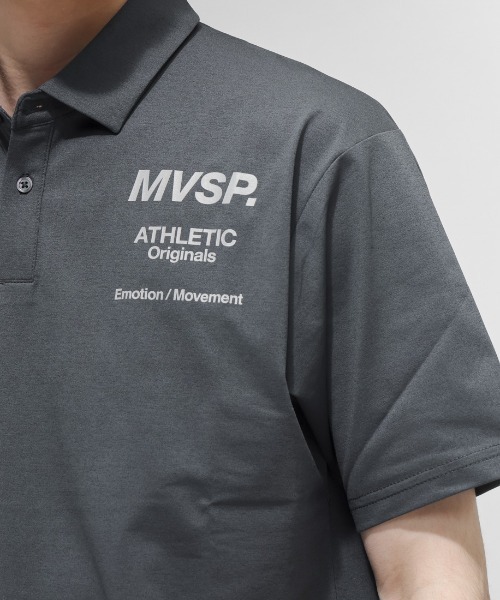 MoveSport（ムーブスポーツ）の「【別注】ムーブスポーツ  ポロシャツ 限定コラボ（ポロシャツ・メンズ・ダークブルー/グレー/チャコールグレー・M/L/LL/3L）」の8枚目の写真