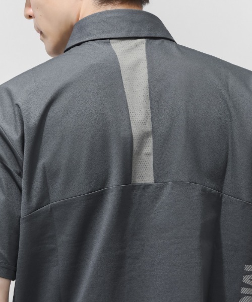 MoveSport（ムーブスポーツ）の「【別注】ムーブスポーツ  ポロシャツ 限定コラボ（ポロシャツ・メンズ・ダークブルー/グレー/チャコールグレー・M/L/LL/3L）」の9枚目の写真