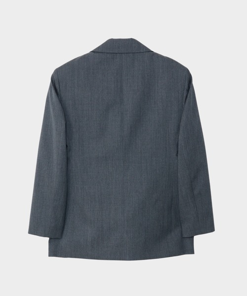 CINOH(チノ)の「BLACK FORMAL GRAY TAILOREDT JACKET(テーラードジャケット・レディース・グレー・38)」の3枚目の写真