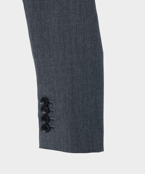 CINOH(チノ)の「BLACK FORMAL GRAY TAILOREDT JACKET(テーラードジャケット・レディース・グレー・38)」の5枚目の写真
