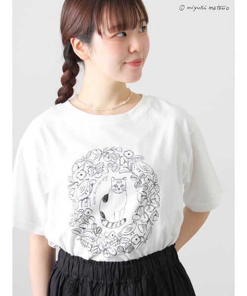 ☆miyukiさま専用☆ miyuki matsuo×Samansa Mos2】プリントT（Tシャツ/カットソー