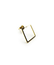 CARROLL キャロル スクエアシェイプキャッチピアス 12mm