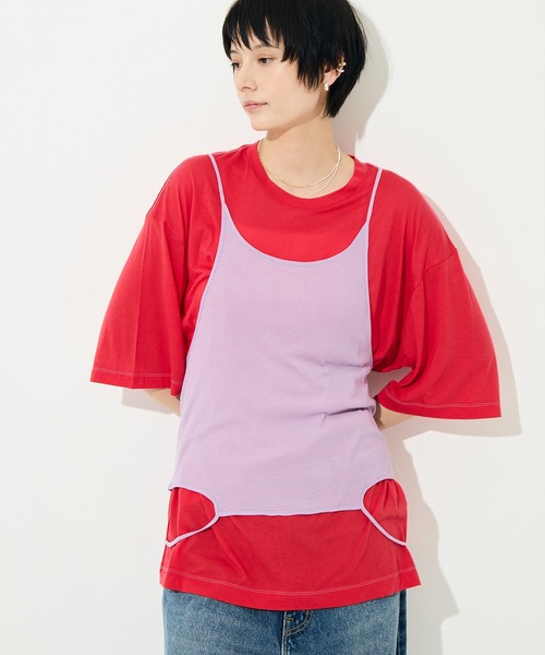 RHODOLIRION ロドリリオン デニムシャツ　半袖 rhodolirion ロドリリオン RHODOLIRION ロドリリオン デニムシャツ