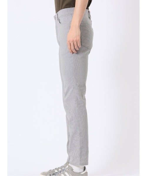 m.f.editorial(エムエフエディトリアル)の「パンツ メンズ ストレッチ 抗菌防臭 スリム 5ポケット テーパード ピンヘッド クロスストレッチ + エアー(チノパンツ・メンズ・ホワイト×ブラック/ネイビー・S/MEDIUM/LARGE/X-LARGE/3L)」の18枚目の写真