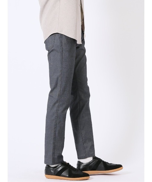 m.f.editorial(エムエフエディトリアル)の「パンツ メンズ ストレッチ 抗菌防臭 スリム 5ポケット テーパード ピンヘッド クロスストレッチ + エアー(チノパンツ・メンズ・ホワイト×ブラック/ネイビー・S/MEDIUM/LARGE/X-LARGE/3L)」の11枚目の写真