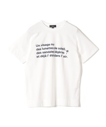 SHIPS Primary Navy Label:PALM TREE ラバー プリント TEE